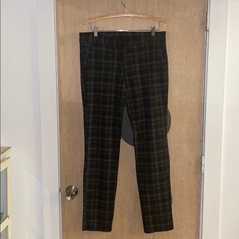 Kut From the Kloth DIANA Skinny Plaid Pants/Sz12